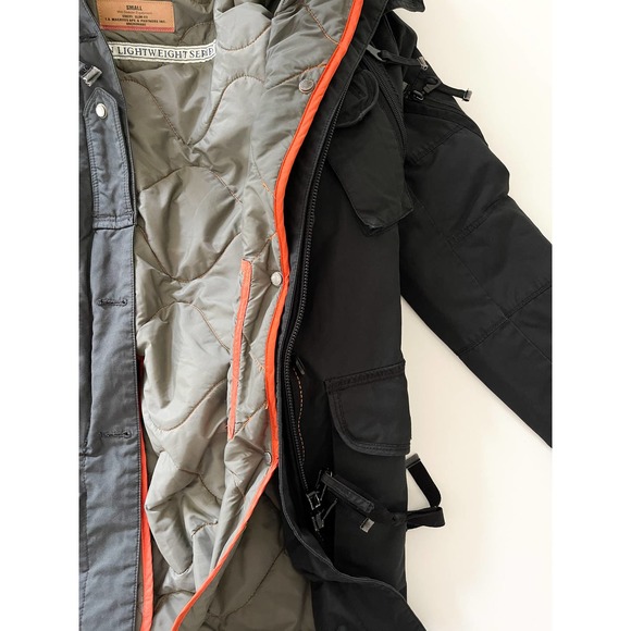 Parajumpers Women's‎ Midseason Lightweight Series Parka in Black Size Small - Picture 5 of 10